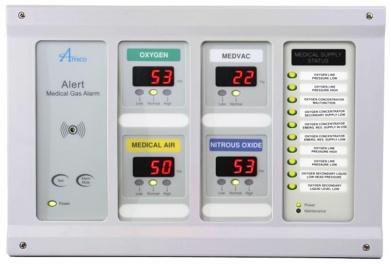 Medical Gas Combination  Master / Area Alarm