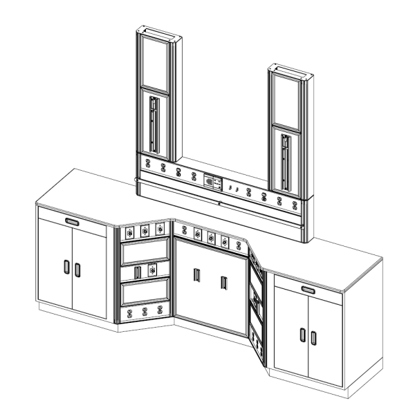 Neonatal Headwall Cabinet